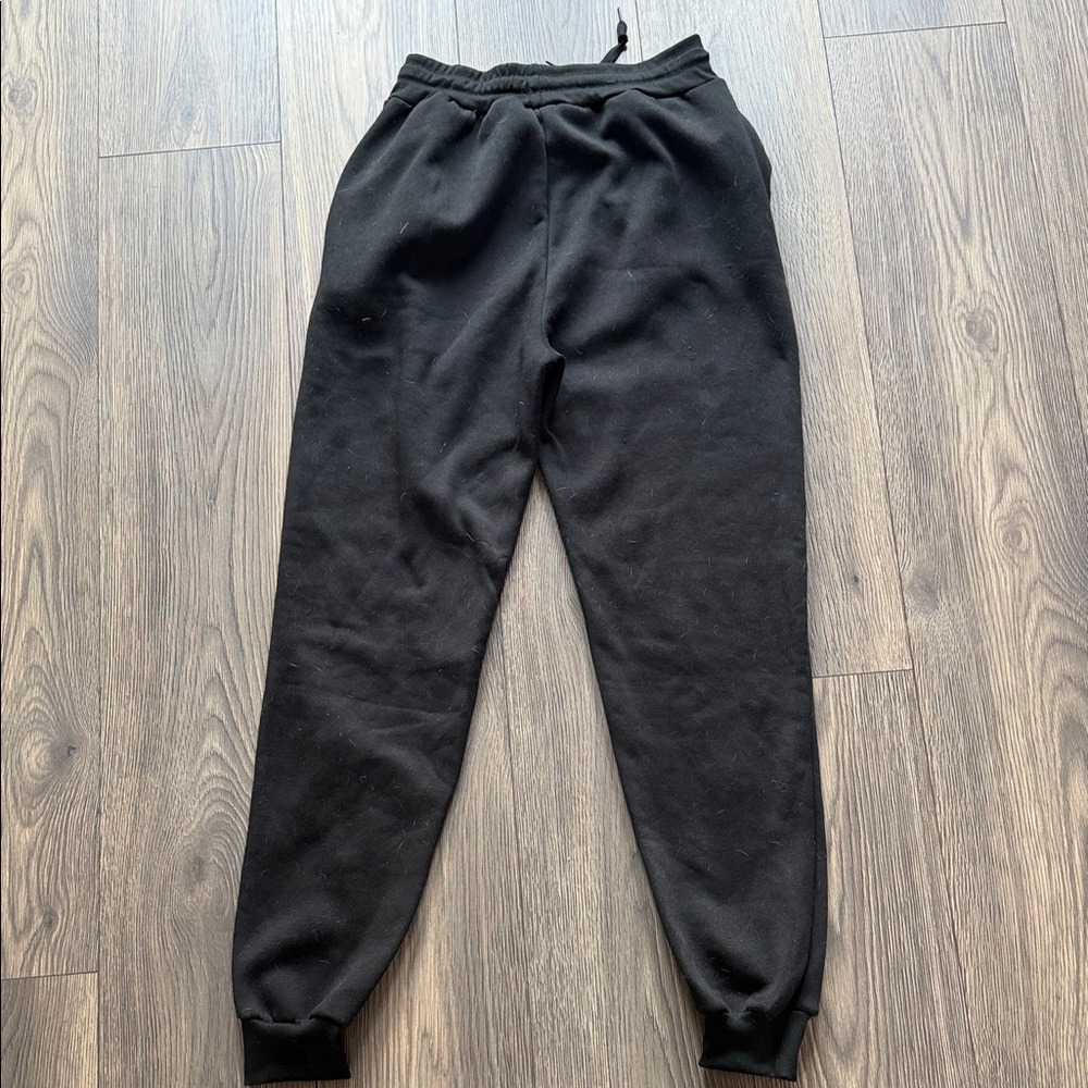 Kids Black Joggers with Pink 'FRESH' Side Lettering - Picture 5 of 5